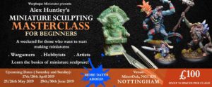 Workshop: Miniature Sculpting Masterclass for Beginners @ MinorOak